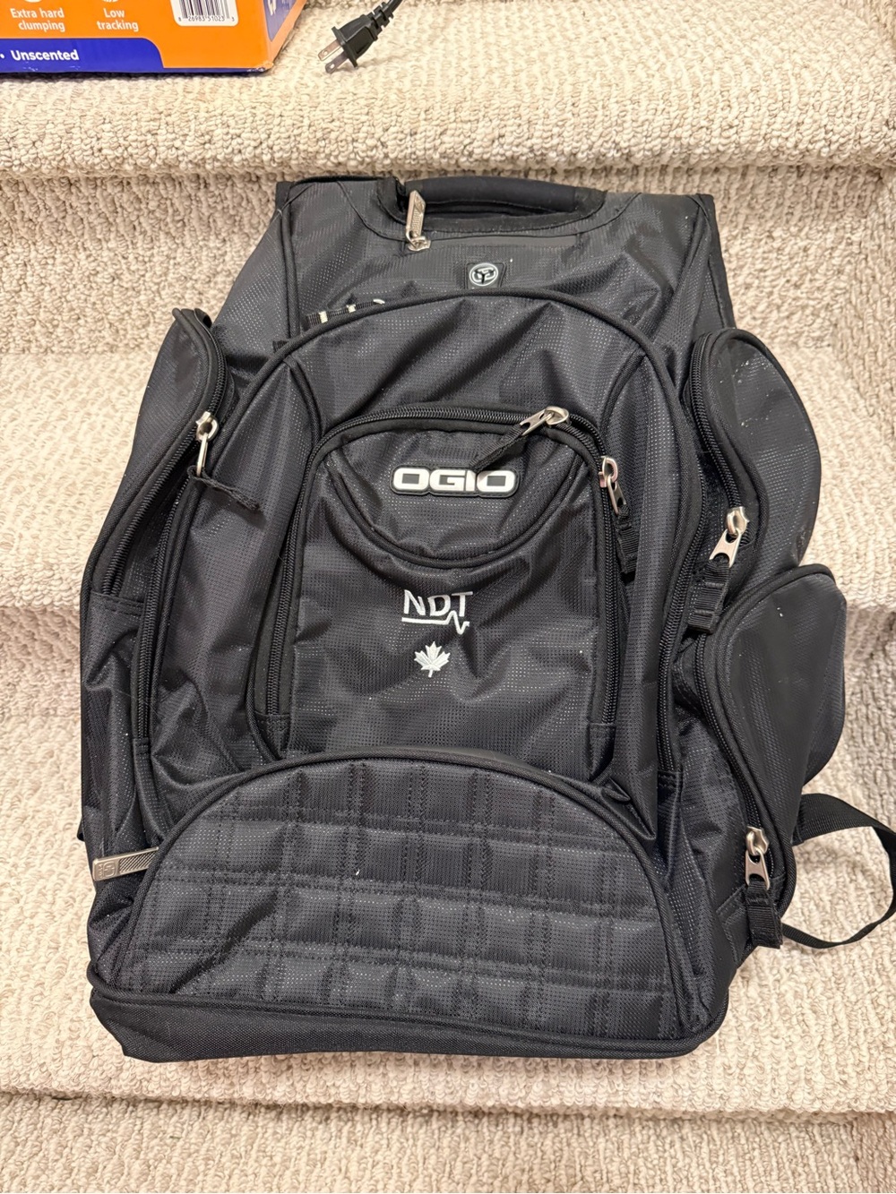 OGIO Black Men's Backpack with Multiple Pockets